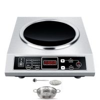 3500W凹面电磁炉+汤锅勺|大功率电磁炉3500W家用商用电磁灶特价爆炒H7