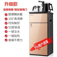金色龙头款(升级款+配双壶) 冰温热(保温调温+沸腾水+制冷水)|迷你饮水机制冷制热下置水桶小型台式家用高档茶吧机水