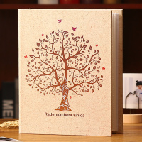 幸福树 可放照片[6寸200张] 5寸6寸7寸200张相册本纪念册插页式家庭大容量影集过塑成长记录册