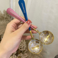 加厚款叮当猫不锈钢勺子可爱星巴家用ins汤勺创意哆啦A梦甜品圆勺