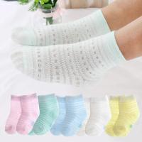 儿童袜子纯棉透气0-12岁薄款夏男童女童网眼袜婴儿宝宝夏天薄袜子