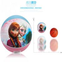 正品迪士尼小学生篮球幼儿园3号5号皮球橡胶球儿童练习球拍拍球