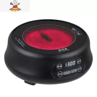 电陶炉煮茶蒸汽煮茶器玻璃蒸茶壶家用啄嘴黑茶蒸煮茶壶两用烧水壶 单个炉:黑色腰型电陶炉 敬平