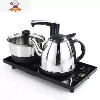 明灶电热水壶配件智能自动抽水电茶炉泡茶喝茶烧水壶水龙头零配件 半自动黑色 敬平