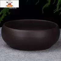 茶洗大号特大笔洗水盂水洗茶碗陶瓷功夫茶具配件茶道零配家用茶盘 茶洗中号-原矿紫砂 敬平