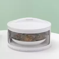 敬平(JING PING)菜罩饭菜食物罩子家用保温防尘罩餐桌厨房剩菜冬天加热多层盖菜罩 1层饭罩