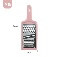 多用刨刀削皮土豆丝瓜擦丝切条厨房用品切菜刨丝器 敬平 小号粉色削皮器/切丝器