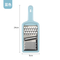 多用刨刀削皮器土豆丝瓜擦丝切条厨房用品切菜刨丝器 敬平 小号蓝色