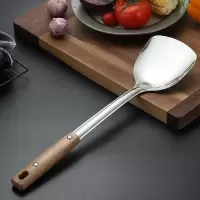 。厨具套装加厚不锈钢锅铲火锅勺汤勺漏勺饭勺厨房用品煎铲炒菜铲 敬平 加厚防烫锅铲铲类