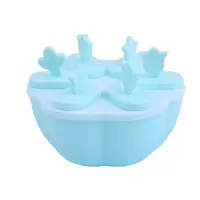 冰棒模具家用做冰棍冰糕雪糕模型儿童可爱自制冰淇淋冰块冰格 敬平 圆形北欧蓝多拍划算