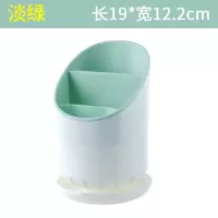 壁挂式筷子筒创意筷托沥水筷子笼家用筷笼筷筒厨房餐具勺子收纳盒 敬平 透气沥水款(淡绿)不可粘贴