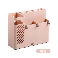 多功能筷子篓刀架一体厨房快勺子收纳盒置物架家用筷笼筷筒 敬平 粉色