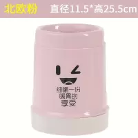 筷子篓置物架笼家用创意收纳盒厨房筒沥水快桶多功能放勺子的餐具 敬平 带盖筷子笼-北欧粉筷笼