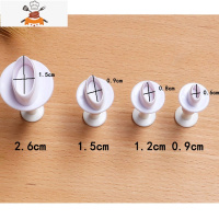 敬平手工花样馒头装饰模具卡通包子面食压花模迷你面 翻糖蛋糕模具 椭圆