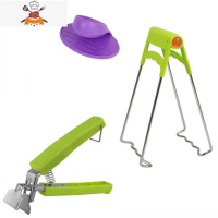 敬平微波炉防烫手套烘焙专用可高温手套加厚隔热烤箱专用手套 [拇指夹+提盘器+夹碗器]各一个烘焙手套