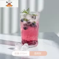 冰川纹玻璃杯ins风喝水杯子网红水杯果汁杯牛奶杯树纹威士忌杯-TK 敬平