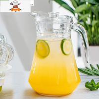 凉水壶玻璃耐热高温凉茶壶凉白开水杯冷水壶家用扎壶大容量鸭嘴壶 敬平