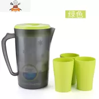 大容量塑料冷水壶果汁壶扎壶凉茶壶耐热高温家用凉开水壶套装凉杯 敬平凉水壶