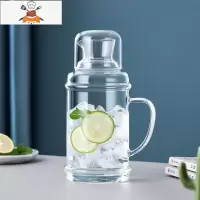 玻璃冷水壶家用大容量耐热高温日式储水瓶凉白开水杯果汁茶壶套装 敬平凉水壶