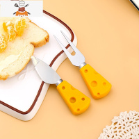 日式创意可爱奶酪刀叉勺套装黄油吐司果酱抹酱刀水果叉子西餐餐具 敬平 奶酪刀叉