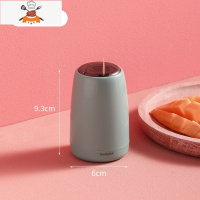 九月初轻奢牙签筒北欧风按压自动弹出牙签盒创意家用ins颜值好物 敬平 天空蓝 [按压式出签]