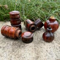 大红酸枝牙签盒缅甸花梨木牙签筒红木创意牙签罐实木牙签架 敬平 酸枝木节节高牙签筒