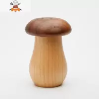实木牙签盒牙签桶个性创意北欧ins家用牙签罐民宿酒店 摆件 敬平 蘑菇牙签盒牙签筒