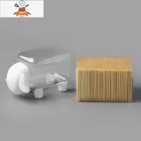 牙签盒牙签筒创意家用厨房简约便携桶牙签罐牙签收纳盒杂物收纳罐 敬平 牙签盒[白]+牙签3500只