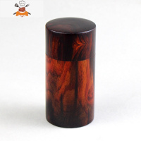 红木牙签筒酸枝木牙签盒中式客厅餐桌创意盒花梨木牙签罐 敬平 红酸枝木直筒款9.0X4.8X4.8