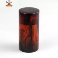 红木牙签筒酸枝木牙签盒中式客厅餐桌创意盒花梨木牙签罐 敬平 红酸枝木直筒款9.0X4.8X4.8