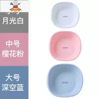 方形洗脸盆加厚新生儿盆家用多功能洗菜盆学生宿舍塑料盆子洗脚盆 敬平洗菜篮