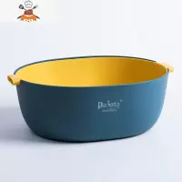 pazotta家用双层洗菜篮厨房洗菜盆沥水篮创意客厅果盆水果篮 敬平