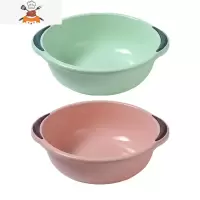家用大号洗脸盆加厚塑料洗菜盆卫生间洗脚盆学生洗衣服婴儿小盆子 敬平洗菜篮