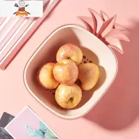 双层沥水篮家用网红水果盘厨房洗菜盆客厅塑料淘菜筐收纳菜篮子 敬平洗菜篮
