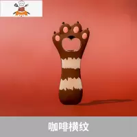 啤酒开瓶器汽水起盖猫爪个性瓶起子卡通创意磁力冰箱贴家用 敬平 咖啡横纹