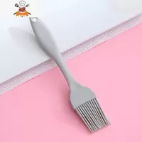 硅胶刷家用可高温油刷厨房烙饼刷油刷子烧烤工具刷食用烘焙小刷子 敬平 灰色