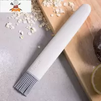 硅胶油刷厨房烙饼刷油家用食品级油刷烘焙蛋液小刷子可高温烧烤刷 敬平 白色硅胶刷