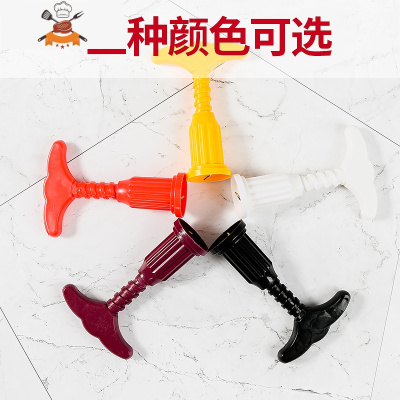 加大加厚红酒开瓶器塑料启瓶器定制葡萄酒起子家用简易酒具 敬平 混色100个