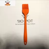 厨房可高温牛排软刷硅胶刷 甜品刷 蛋糕油刷 料理酱汁烧烤刷油刷 敬平 橙色