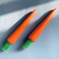 油刷厨房烙饼家用烘焙硅胶油刷烤肉刷果酱刷可高温烧烤刷子 敬平 两个装萝卜刷