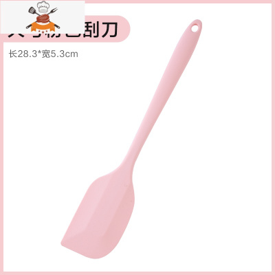 油刷子厨房烙饼食用烘焙小毛刷煎饼可高温家用硅胶烧烤油刷 敬平 大号粉色[刮刀]