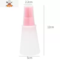 可高温硅胶油刷带瓶烧烤刷厨房烙饼家用烘焙硅胶油刷小油瓶 敬平 北欧粉