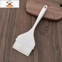 优质大号可选硅胶油刷厨房中号家用可高温煎饼烙饼烧烤刷子 敬平 优质全白色-大号 刷宽9cm