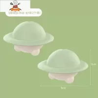 冰球制冰模具硅胶圆形冰格冰盒威士忌冻大冰块器冰箱自制速冻器 敬平 [食品级硅胶材质/轻松脱模]-苍绿(2个装)