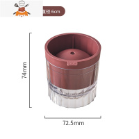 冰格制冰冻冰块威士忌冰球模具创意球形食品级硅胶冰模器 敬平 酒红