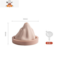 冰盒自制冰山模具雪糕冷饮店冰格器凌硅胶假山冰激凌冷冻3D制 敬平 3个装-公主粉[送漏斗]