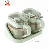 调料盒套装家用玻璃调味罐套装调味瓶盐罐糖罐调料罐套装厨房用品 敬平