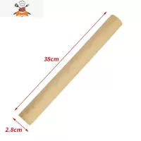 实木擀面杖小号家用雪花酥牛轧糖擀面棍工具整形烘焙工具38cm 敬平 擀面杖
