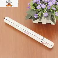 塑料白色PP擀面杖硅胶饺子皮擀面棒不沾翻糖擀面棍厨房烘焙擀面棍 敬平 白色PP擀面杖(25cm2.5cm)