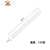 擀面器家用不粘实心白色擀面杖 PP爆打柠檬茶专用棒 烘焙工具 敬平 PP实心白色擀面杖25cm